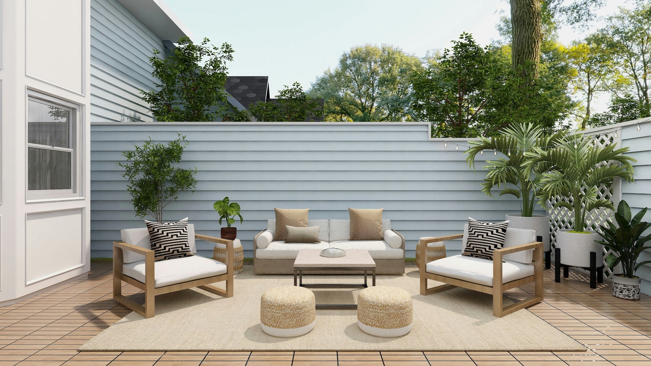 Top End Tiling Auckland: Professional outdoor tiling transforming a patio into a stylish and functional space.