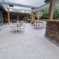 Top End Tiling vineyard project: Expertly installed non-slip outdoor tiling for a modern and functional patio space.