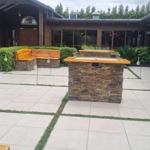 Top End Tiling: Professional outdoor tiling at a vineyard using high-quality non-slip tiles for a safe patio.